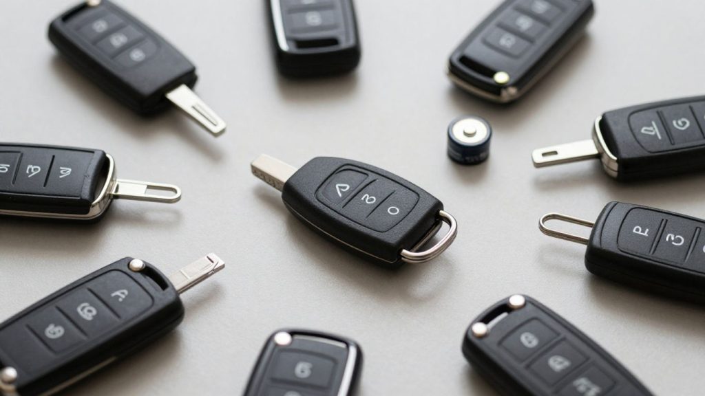 Car key fobs and batteries